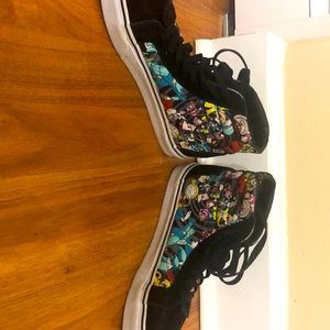 Alice in wonderland vans/ Disney brand